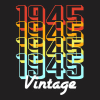 Vintage Since 1945 Old Men Women Retro Sunset T-shirt | Artistshot