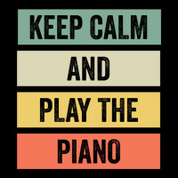 Keep Calm And Play The Piano Men's 3/4 Sleeve Pajama Set | Artistshot