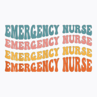 Groovy Emergency Room Nurse Tech Emergency Department Nurse T Shirt T-shirt | Artistshot