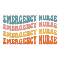 Groovy Emergency Room Nurse Tech Emergency Department Nurse T Shirt V-neck Tee | Artistshot