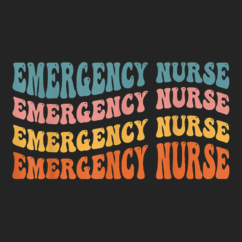 Groovy Emergency Room Nurse Tech Emergency Department Nurse T Shirt 3/4 Sleeve Shirt | Artistshot