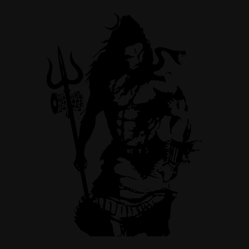 Lord Shiva Art Angry Trishul Metal Print Vertical | Artistshot