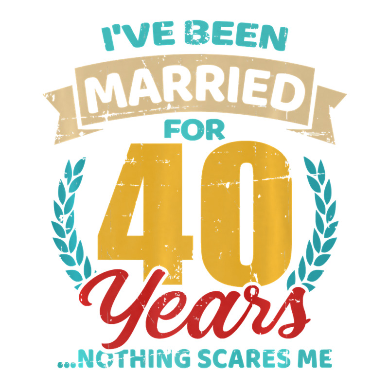 Married For 40 Years 40th Wedding Anniversary Premium Unisex Hoodie by thutrinh | Artistshot