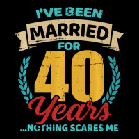 Married For 40 Years 40th Wedding Anniversary Premium Zipper Hoodie | Artistshot