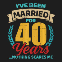 Married For 40 Years 40th Wedding Anniversary Premium Classic T-shirt | Artistshot