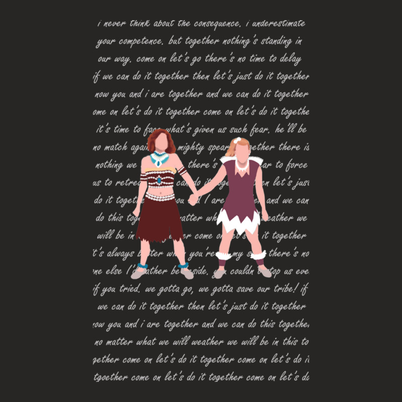 Firebringer _quot_together_quot_ With Lyrics Background Ladies Fitted T-Shirt by cm-arts | Artistshot