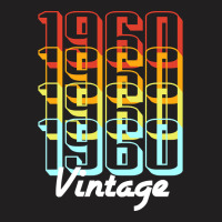 Vintage Since 1960 Old Men Women Retro Sunset T-shirt | Artistshot