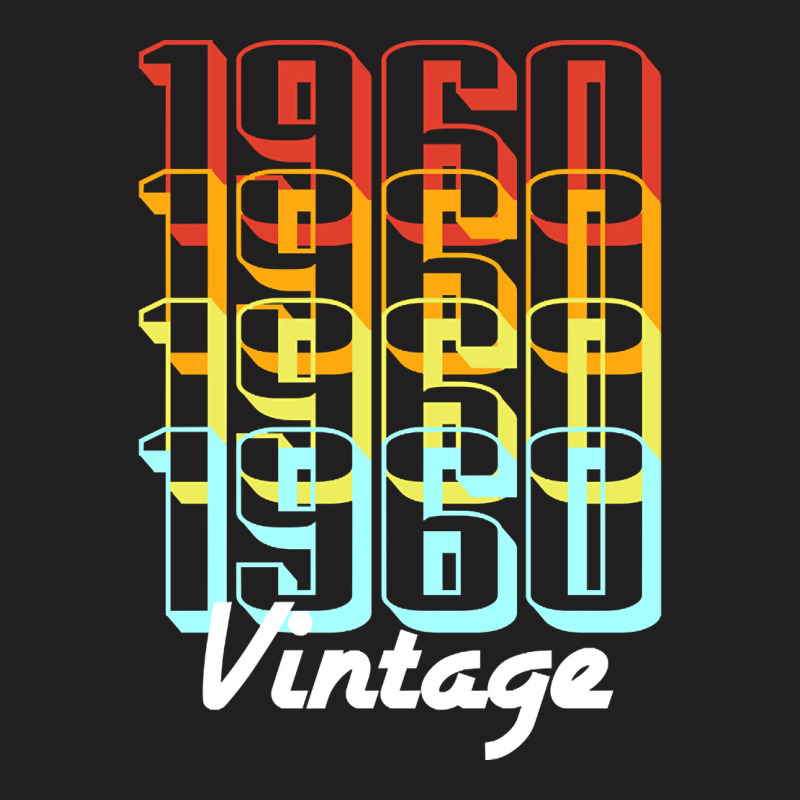 Vintage Since 1960 Old Men Women Retro Sunset T-shirt | Artistshot