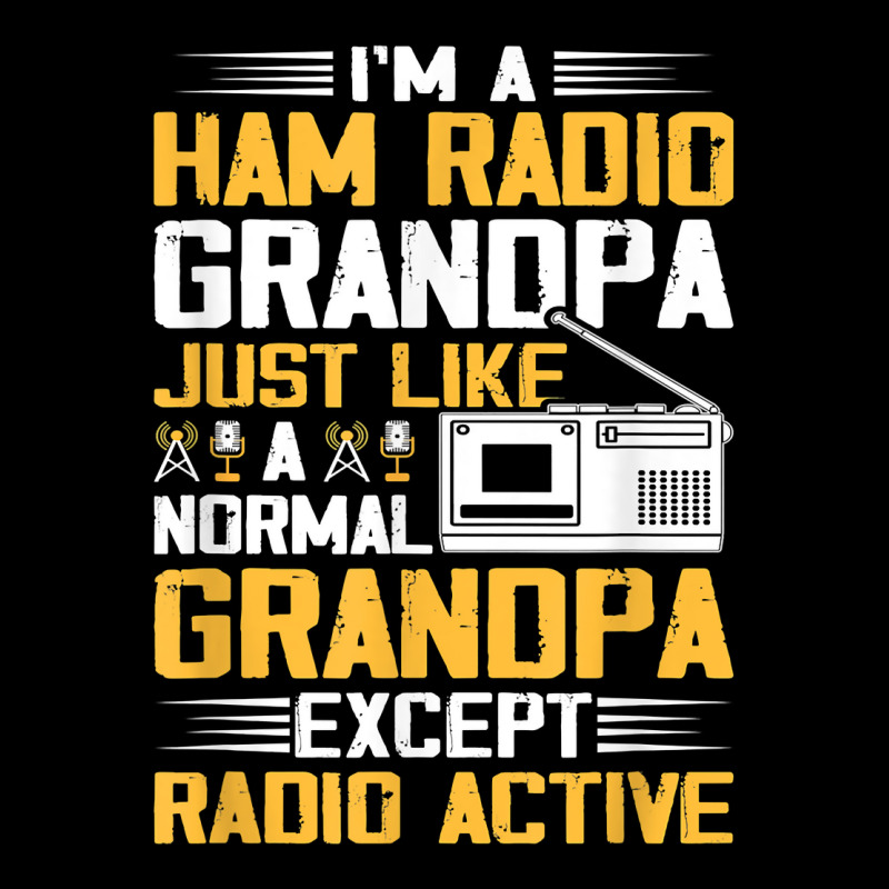 I'm A Ham Radio Grandpa Funny Amateur Radio Operator T Shirt Lightweight Hoodie by cm-arts | Artistshot