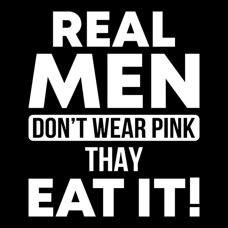 Real Men Eat Pink Funny Sarcasm Sayings For Men And Women Sarcastic Gi Adjustable Cap by kentuckykonpha9 | Artistshot