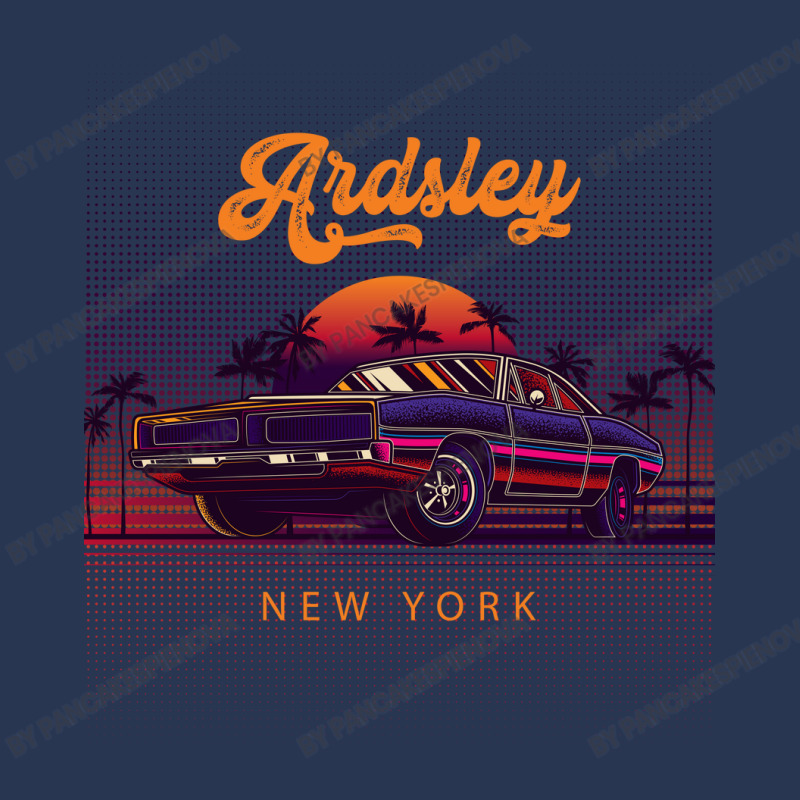 Ardsley New York Retro Vintage 80s 90s Muscle Cars Retrowave Aesthetic Ladies Denim Jacket by pancakespienova | Artistshot