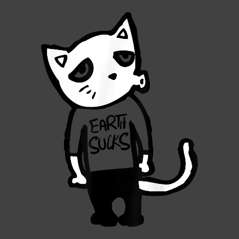 Earth Sucks Cat Feline Kittens Lovers T Shirt Vintage T-shirt | Artistshot