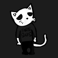 Earth Sucks Cat Feline Kittens Lovers T Shirt Hoodie & Jogger Set | Artistshot