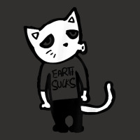 Earth Sucks Cat Feline Kittens Lovers T Shirt Champion Hoodie | Artistshot