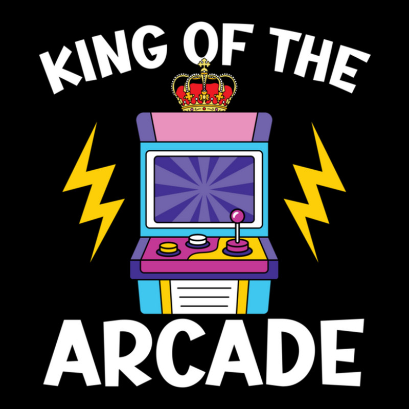 King Of The Arcade Games Video Game Gaming Gamer Zipper Hoodie by TerryRichard | Artistshot