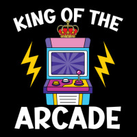 King Of The Arcade Games Video Game Gaming Gamer Fleece Short | Artistshot