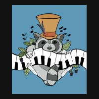 Master Raccoon Plays Genius Piano Tune Graphic Youth T-shirt | Artistshot