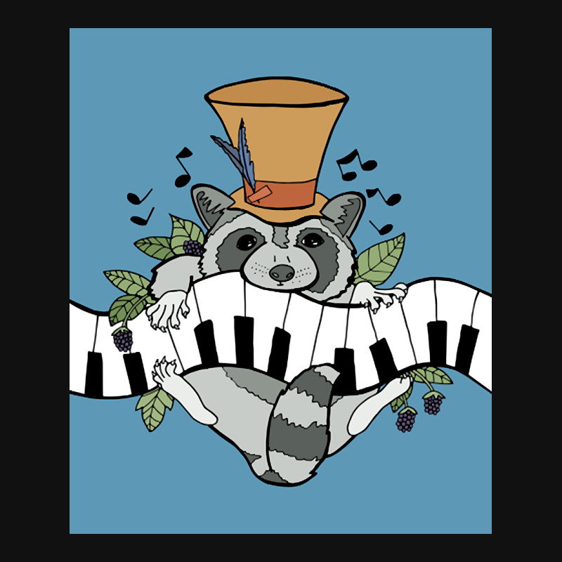 Master Raccoon Plays Genius Piano Tune Graphic Youth T-shirt by Kenlofu52 | Artistshot