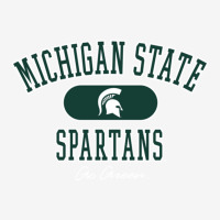 Michigan State Spartans Varsity Black Officially Licensed Pullover Hoo Metal Print Vertical | Artistshot