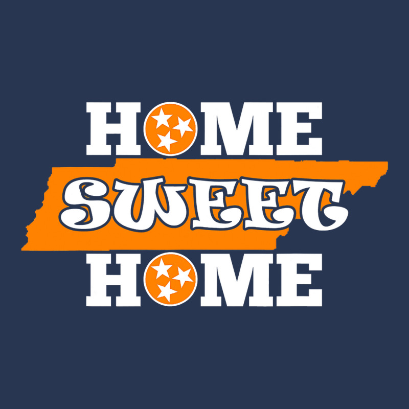 Home Sweet Home Tennessee  Orange State Flag White Tee Men Denim Jacket by Cardenas | Artistshot