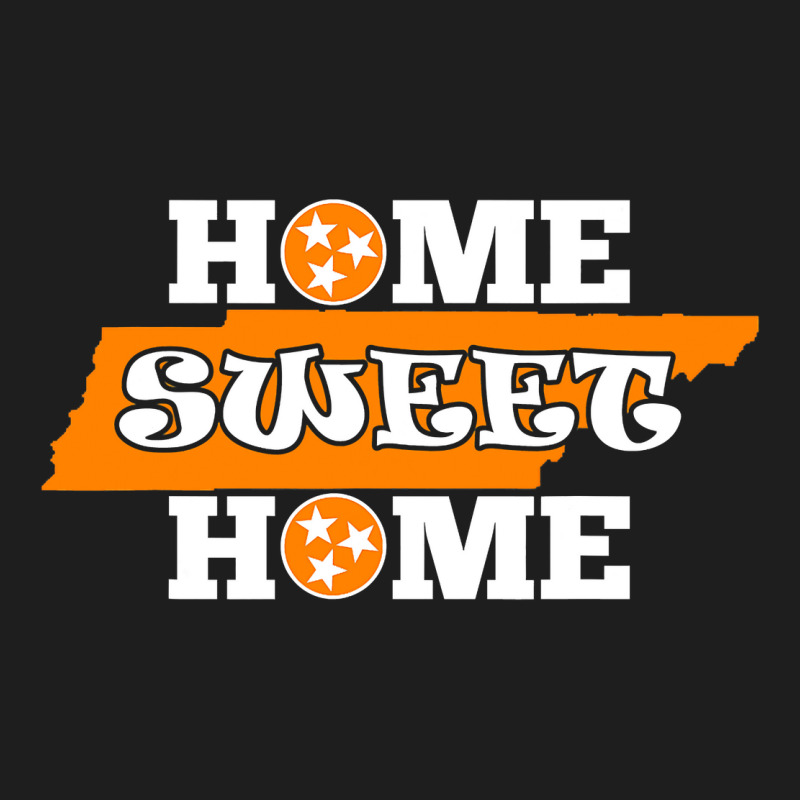 Home Sweet Home Tennessee  Orange State Flag White Tee Classic T-shirt by Cardenas | Artistshot