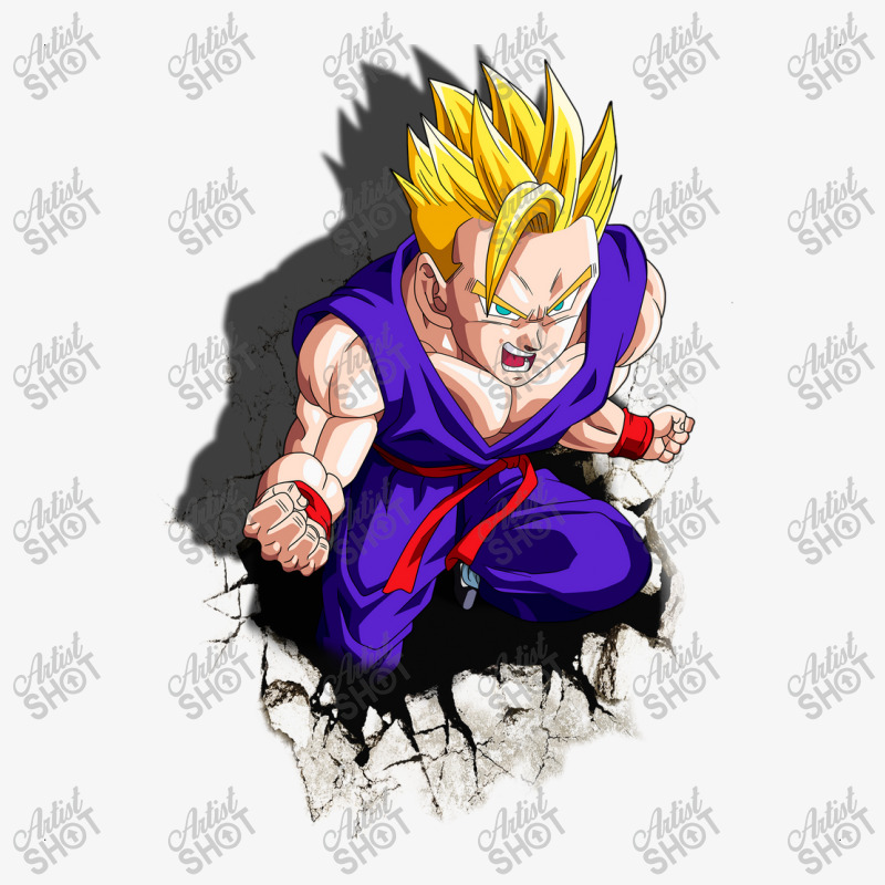 Dragon Ballz Gohan Ladies Fitted T-Shirt by Rosiana | Artistshot