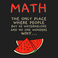 Math And Watermelons Mathematics Calculation Numbers Ladies Polo Shirt | Artistshot