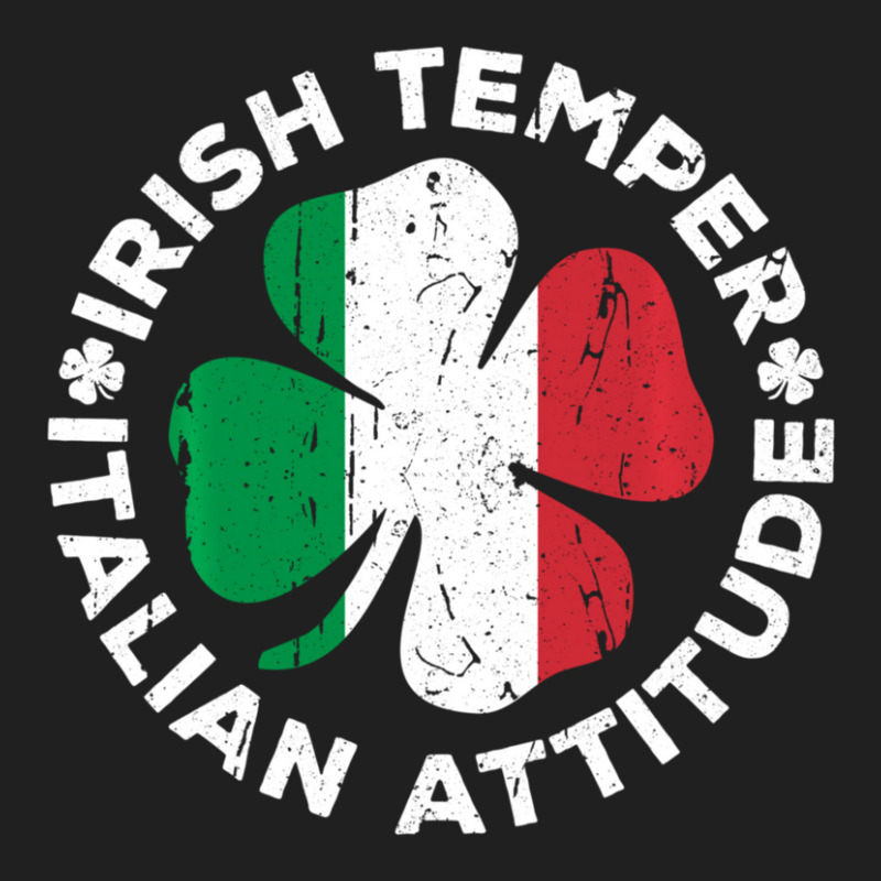 Irish Temper Italian Attitude St Patrick's Day Ladies Polo Shirt by degreesgunner | Artistshot