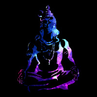 Adiyogi Meditating Galaxy Art Adjustable Cap | Artistshot