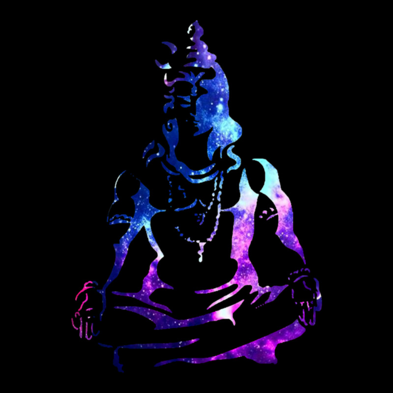 Adiyogi Meditating Galaxy Art Adjustable Cap | Artistshot