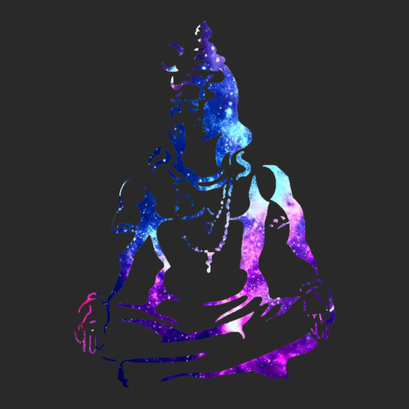 Adiyogi Meditating Galaxy Art Printed Hat | Artistshot