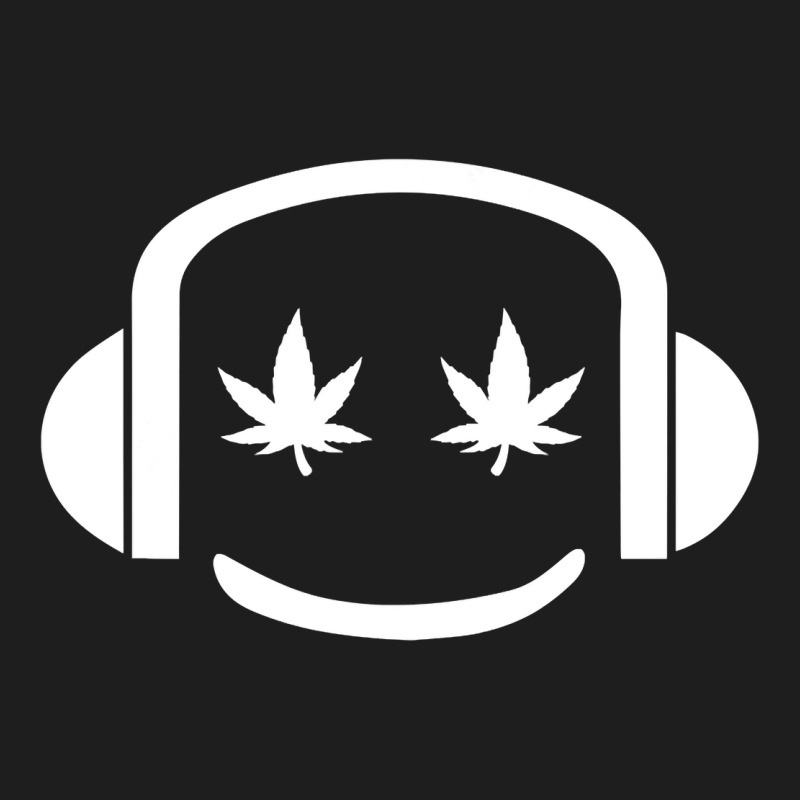 Dj High On Music Headphones Cannabis Chills Musicians Gift Classic T-shirt by WZ90 | Artistshot