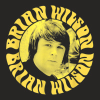 Brian Wilson – Yellow Headshot T Shirt Ladies Fitted T-shirt | Artistshot