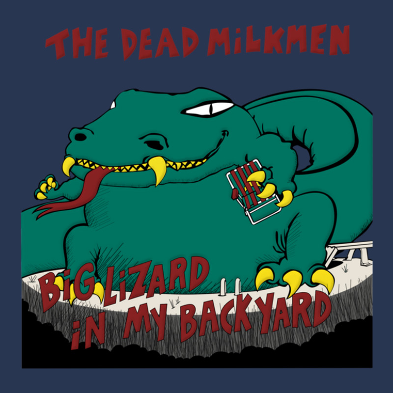 Dead Milkmen Big Lizard Men Denim Jacket by LarryCory | Artistshot