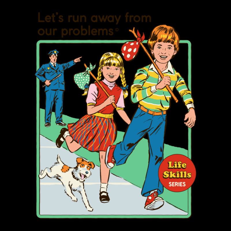 Let's Run Away 1 Women's V-Neck T-Shirt by RonaldEllis | Artistshot