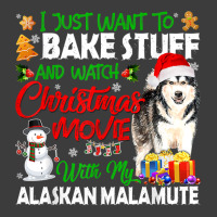 I Just Want To Bake Stuff & Christmas Movie Alaskan Malamute T Shirt Men's Polo Shirt | Artistshot