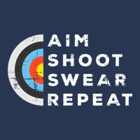 Aim Shoot Swear Repeat Archery Costume Archer Archery Men Denim Jacket | Artistshot