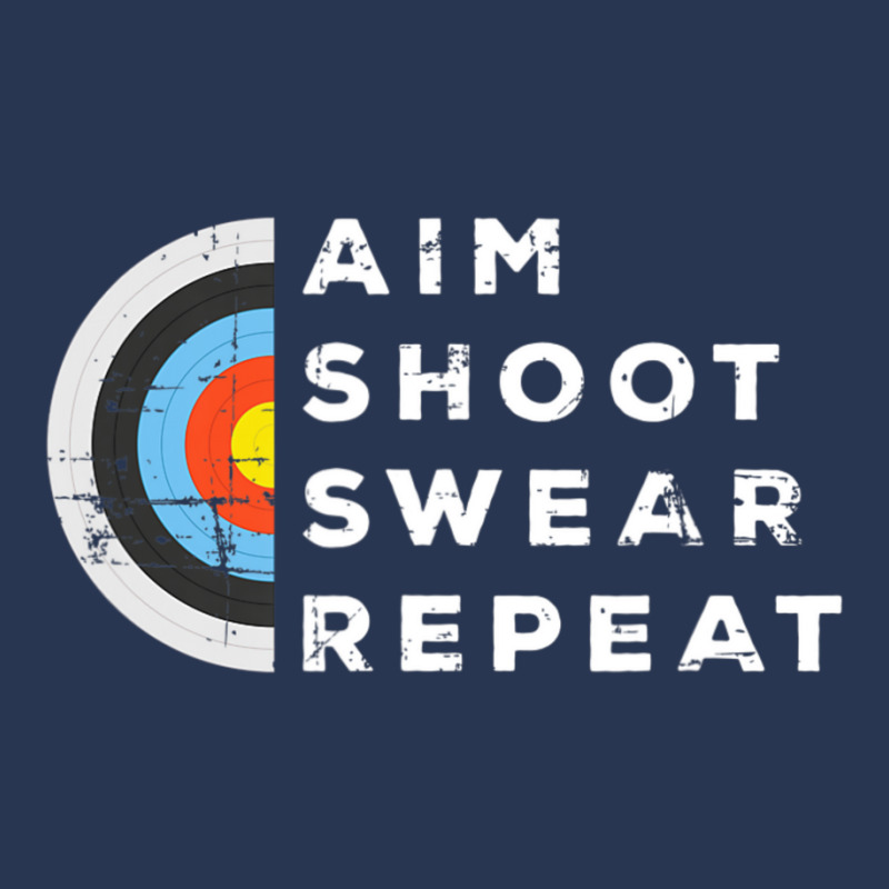 Aim Shoot Swear Repeat Archery Costume Archer Archery Men Denim Jacket | Artistshot