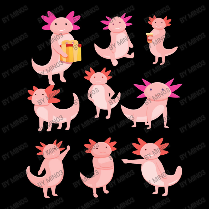 Pack Cute Axolotl  Design Me Loves Axolotl Baby Tee by Min03 | Artistshot