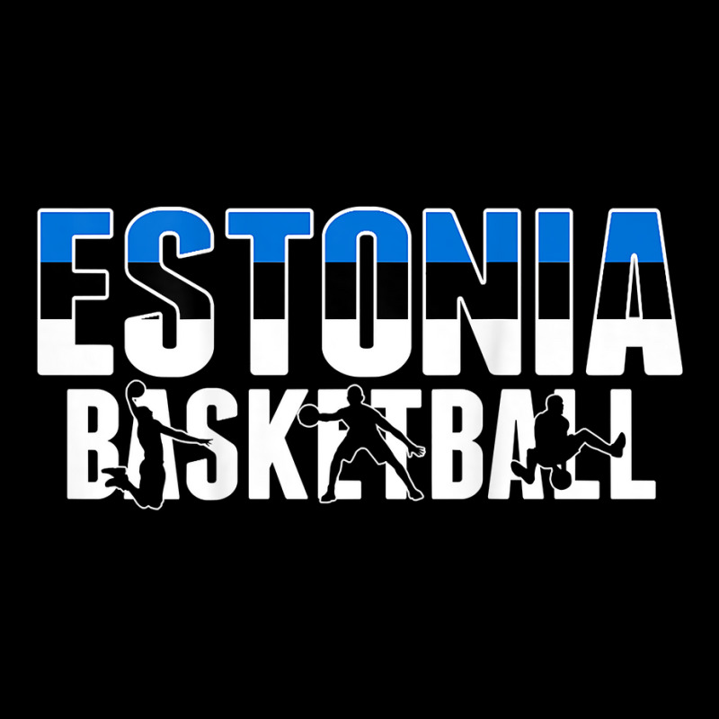 Estonia Basketball Fans Jersey   Estonian Flag Sport Lovers T Shirt Men's Long Sleeve Pajama Set | Artistshot