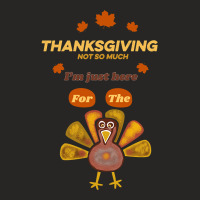 Thanksgiving Turkey Dinner My Favorite Dinner Ladies Fitted T-shirt | Artistshot