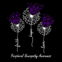 Peripheral Neuropathy Awareness Faith Hope Love Dandelion T Shirt Legging | Artistshot