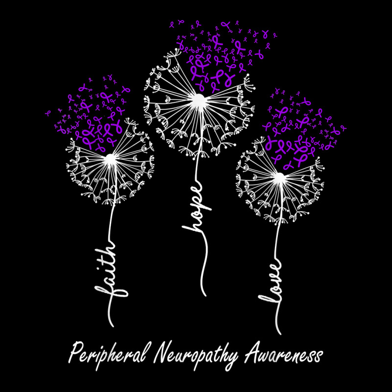 Peripheral Neuropathy Awareness Faith Hope Love Dandelion T Shirt Legging by cm-arts | Artistshot