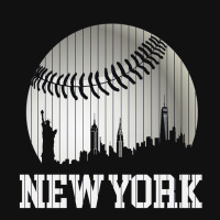 New York Ny Skyline Baseball Stripes For Gameday Retro Style Graphic Youth T-shirt | Artistshot