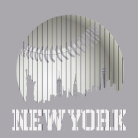 New York Ny Skyline Baseball Stripes For Gameday Retro Style Youth 3/4 Sleeve | Artistshot