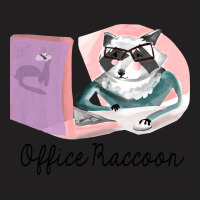 Office Raccoon (2) T-shirt | Artistshot