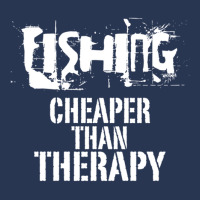 Fishing, Cheaper Than Therapy Men Denim Jacket | Artistshot