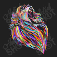 Roaring Regal Rainbow Lion Ladies Polo Shirt | Artistshot