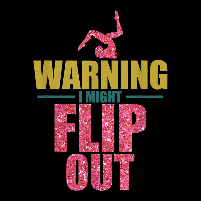 Funny Gymnast Warning I Might Flip Out Gymnastics T Shirt Men's Long Sleeve Pajama Set | Artistshot