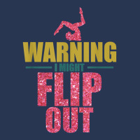 Funny Gymnast Warning I Might Flip Out Gymnastics T Shirt Men Denim Jacket | Artistshot